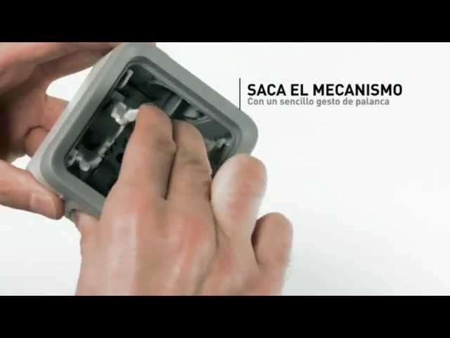 Vídeo relacionado con LEGRAND Interruptor-Conmutador 10AX o Pulsador 10A, Gama OTEO, Mecanismo de superficie, Blanco, 086001E