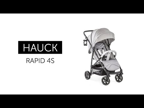 Hauck Rapid 4S Caviar silver Прогулочная Коляска