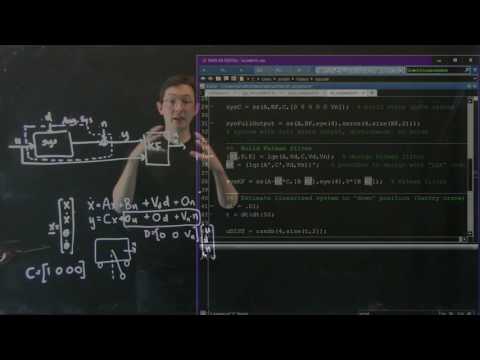 Control Bootcamp:  Kalman Filter Example in Matlab