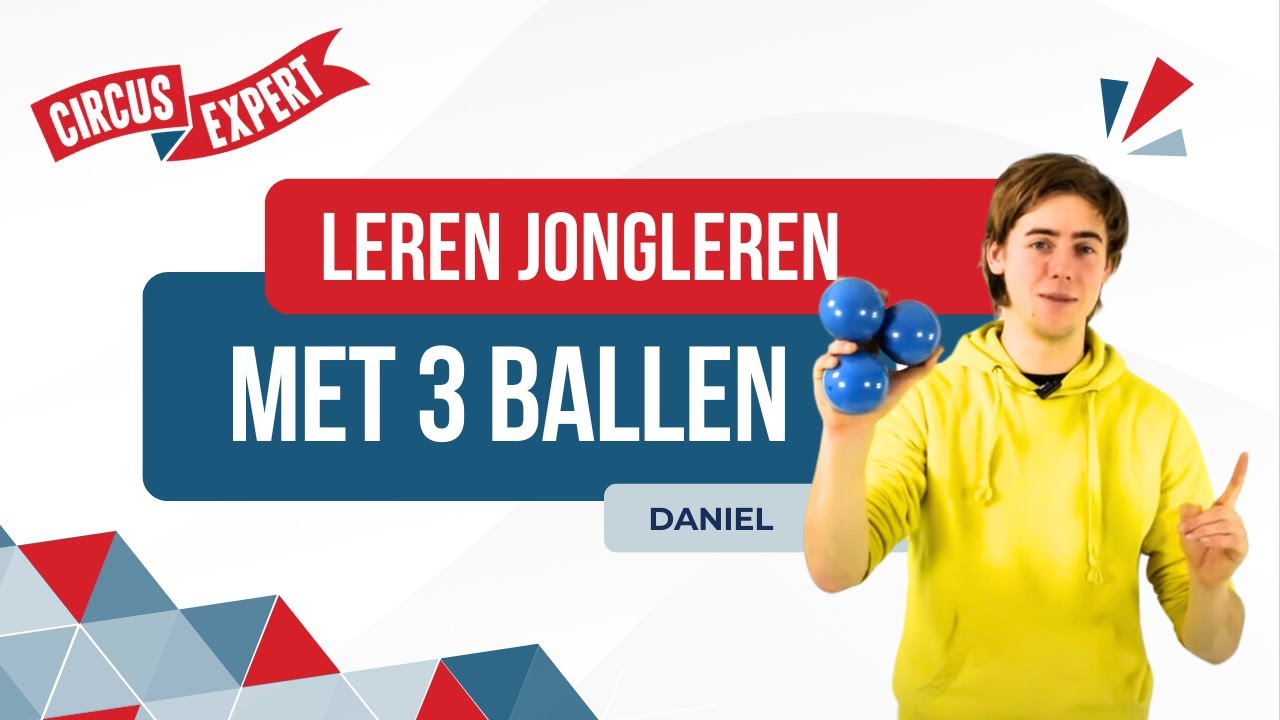 product video Basic set van 3 jongleerballen | 100 gram | 62 mm | rood/zwart - blauw/zwart - groen/zwart