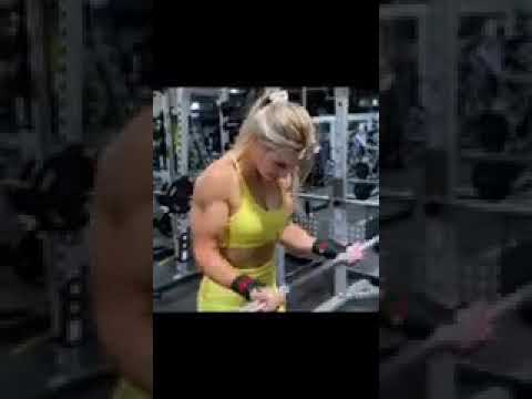 Beautiful Muscle Girl With Huge Very Big Biceps