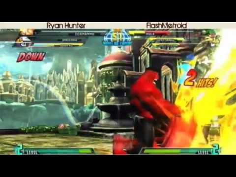2-28-11 Ryan Hunter (Amaterasu/Hsien-Ko/Dormammu) vs FlashMetroid (Super Skrull/Doom/Hulk) 2 - MvC3