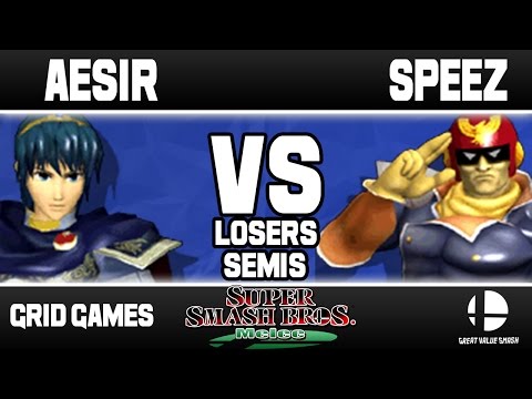 [Melee] Aesir (Marth) VS Speez (Captain Falcon) | Grid BiWeekly Losers Semis