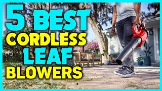 ✅5 Best Cordless Leaf Blowers - Most Powerful Leaf Blower