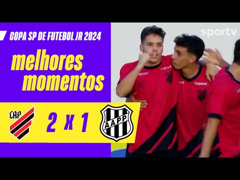 ATHLETICO-PR 2 X 1 PONTE PRETA | MELHORES MOMENTOS | COPA SÃO PAULO DE FUTEBOL JR 2024 | sportv