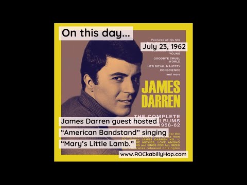July 23, 1962 - James Darren