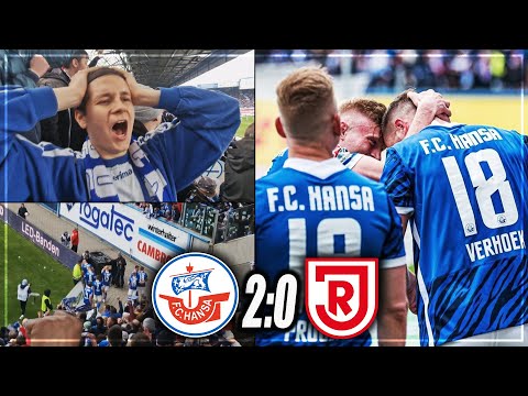 HEIMSIEG WAHNSINN IM WICHTIGSTEN SPIEL DER SAISON! STADIONVLOG: Rostock - Regensburg | Stadion Vlog