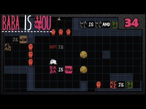 [Baba Is You] Part 34 - Keke Is Bodyguard