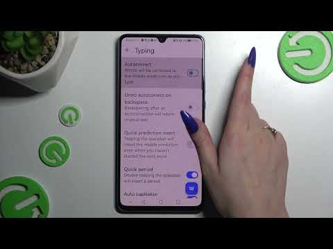 How to Turn On/Off Auto Correction on HUAWEI Mate 20 X