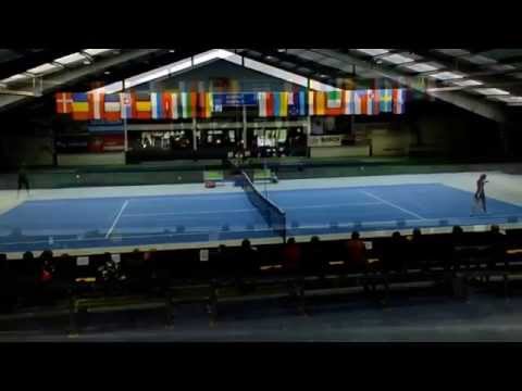DODIN Oceane - KALININA Anhelina - Hart Open 2014 Zawada k/Opola - I półfinał