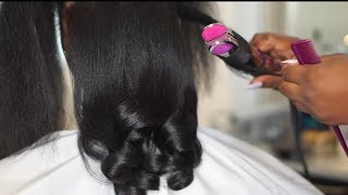 Soft Flat Iron Curls