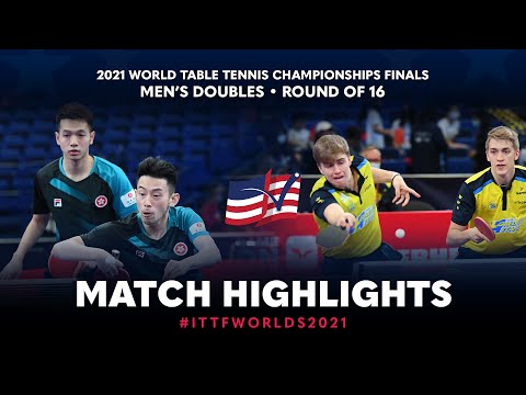 Wong C.T/Ho K.K. vs Anton K./Truls M. | 2021 World Table Tennis Championships Finals | XD | R16