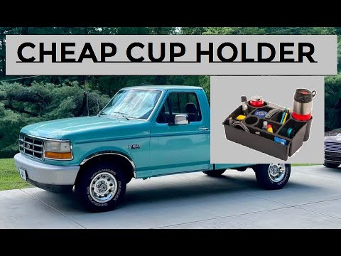 OBS Ford F150 Chevy  Cup holder Console Hack  CHEAP!