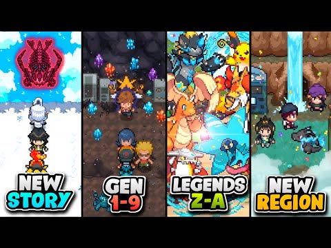 TOP 10 BEST POKEMON FANGAMES WITH LEGENDS ZA MEGAS & NEW STORY! (JANUARY 2026)