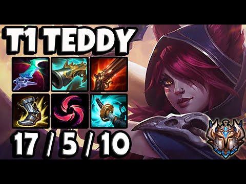 T1 Teddy XAYAH ADC vs VARUS - Korea Challenger Patch 11.15 ✅