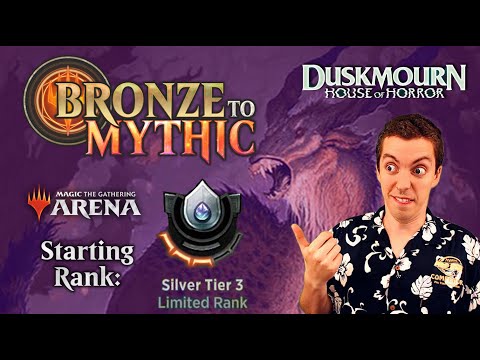 🥈 Bronze To Mythic: Episode 3 - Starting Rank: Silver 3 - MTG Arena: 👻 Duskmourn: House Of Horror 👻