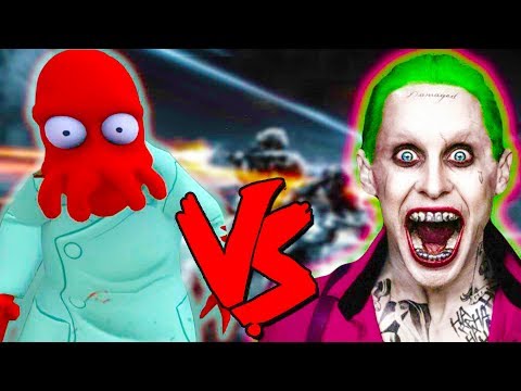 The Joker Vs Zoidberg Zombie Army - Epic Battle - Injustice 2 Costume Skin Mod