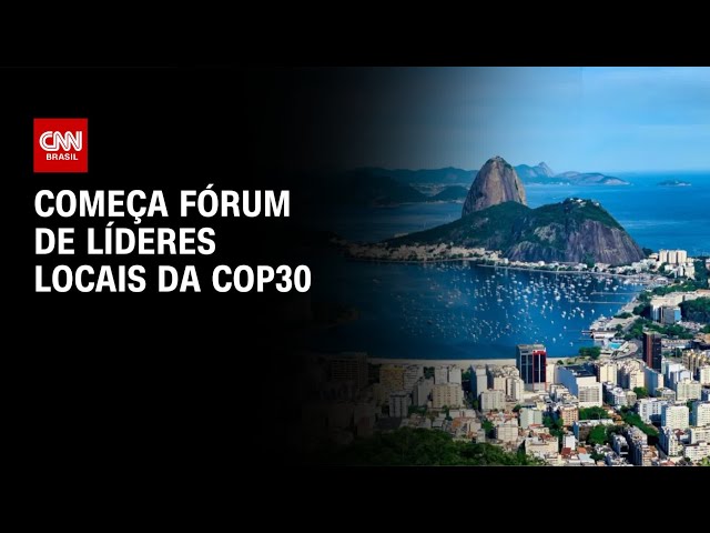 Começa Fórum de Líderes Locais da COP30 nesta segunda-feira (3) | CNN NOVO DIA