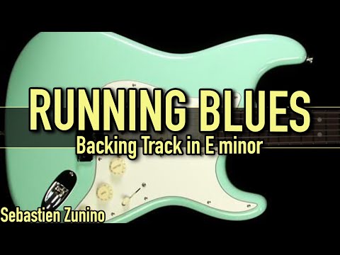 Running Blues Backing Track in E minor SZBT 1035