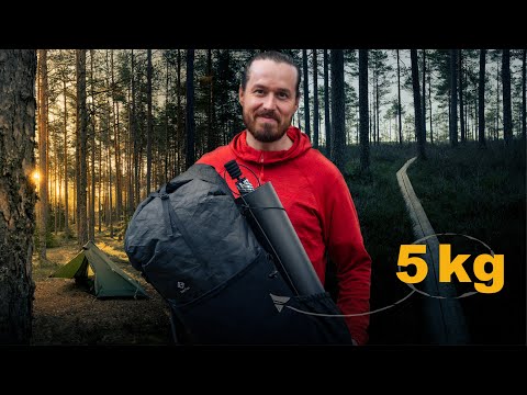 Vaihdoin kaikki varusteet - 5 kg Rinkka keväästä syksyyn