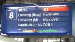 preview picture of video 'ICE Inter City Express Abfahrt Basel rtg. Freiburg-Karlsruhe-Frankfurt-Hanover-Hamburg-Altona'