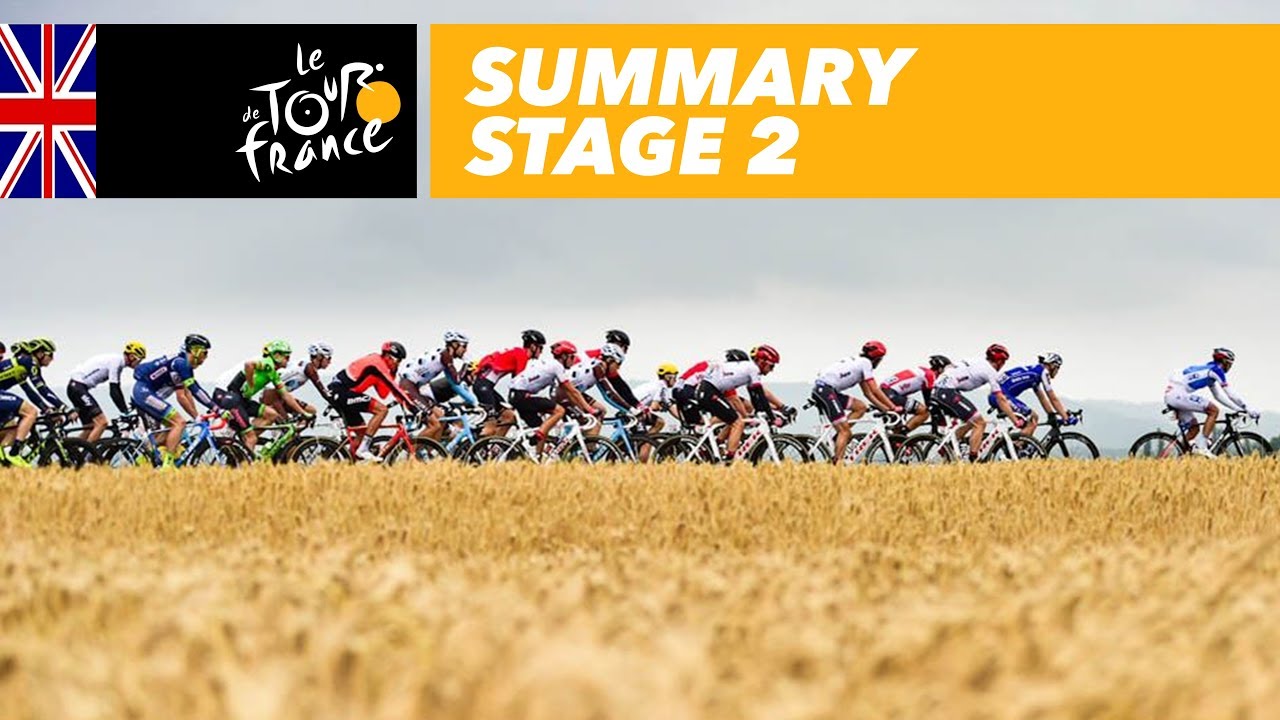 Summary - Stage 2 - Tour de France 2017 - YouTube