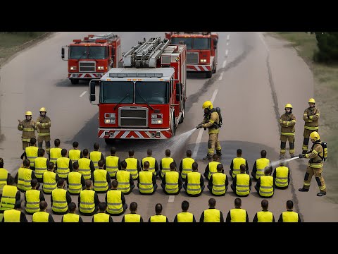 When Firefighters Get Blocked By IDIOTS!