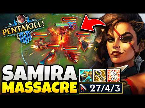 I took my Samira to high elo and destroyed everyone (CLEAN PENTAKILL!)