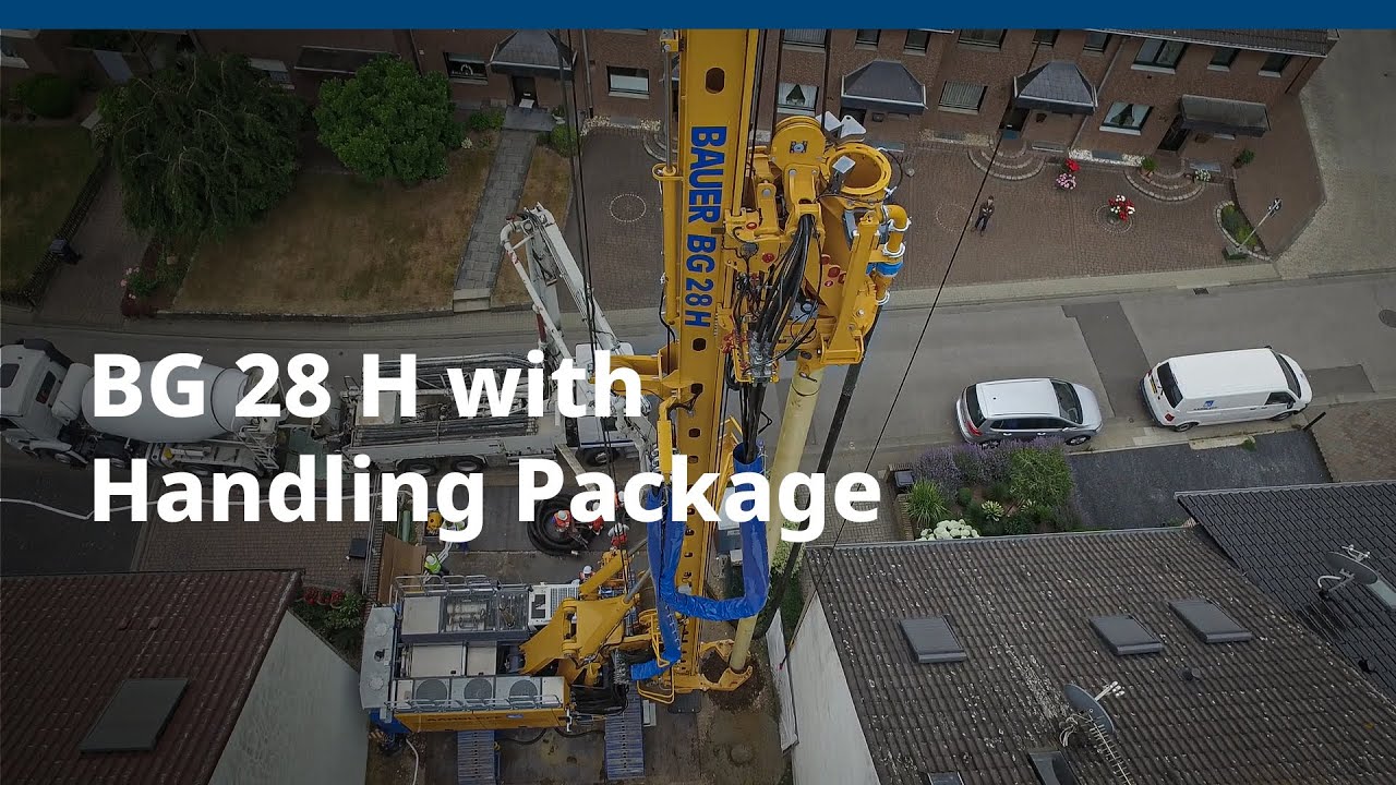 BAUER Maschinen GmbH – BG 28 H with Handling Package