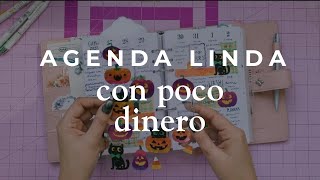 Decoro mi semana de Halloween y Día de Muertos 🕯️✨ | Usando stickers súper baratos 🖤💀