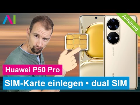 Huawei P50 Pro - SIM-Karte einlegen • 🂠 • 📲 • 📡 • Anleitung | Tutorial