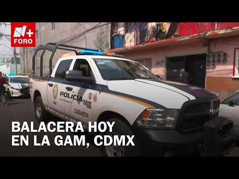 Un herido por balacera en la colonia Nueva Atzacoalco, en la alcaldía GAM