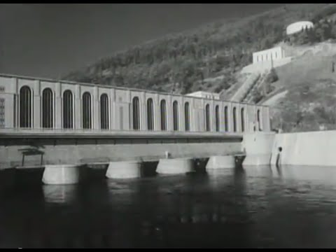 CENTRALA ELECTRICA STEJARU - BISTRITA "Bicaz cota 563"- documentar arhiva 1959