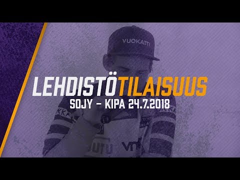 Lehdistötilaisuus: SoJy - KiPa 24.7.2018