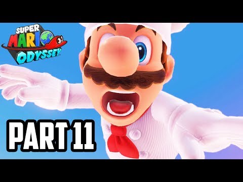 Super Mario Odyssey Walkthrough Gameplay Part 11 - Luncheon Kingdom - FULL GAME (Nintendo Switch)