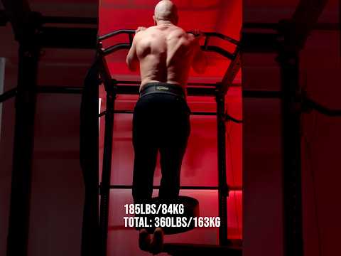 Easy 185lb/84kg Weighted Chinup 💀