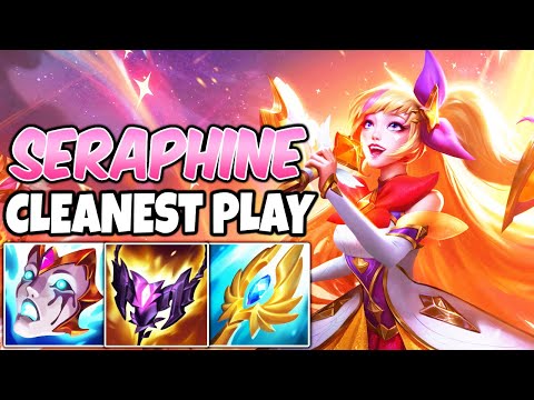 CLEANEST SERAPHINE PLAY - BUFFED FULL AP SERAPHINE GAMEPLAY | Build & Runes -League of Legends