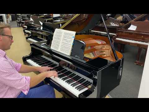 Yamaha GB1K grand piano in polished ebony