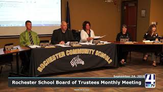 Rochester School Board - 09-24-18