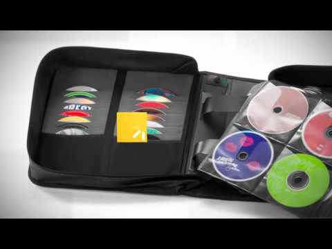 Case Logic CDW320 - CD/DVD-Ordner, Nylon, schwarz, 336 CDs oder DVDs