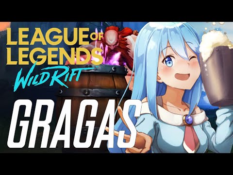 WILD RIFT GRAGAS IN ALPHA TEST - League of Legends: Wild Rift | LoL Wild Rift Funny Moments