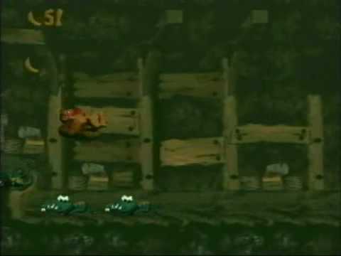 Donkey Kong Country - 101% Walkthrough, Part 9 - Stop & Go Station