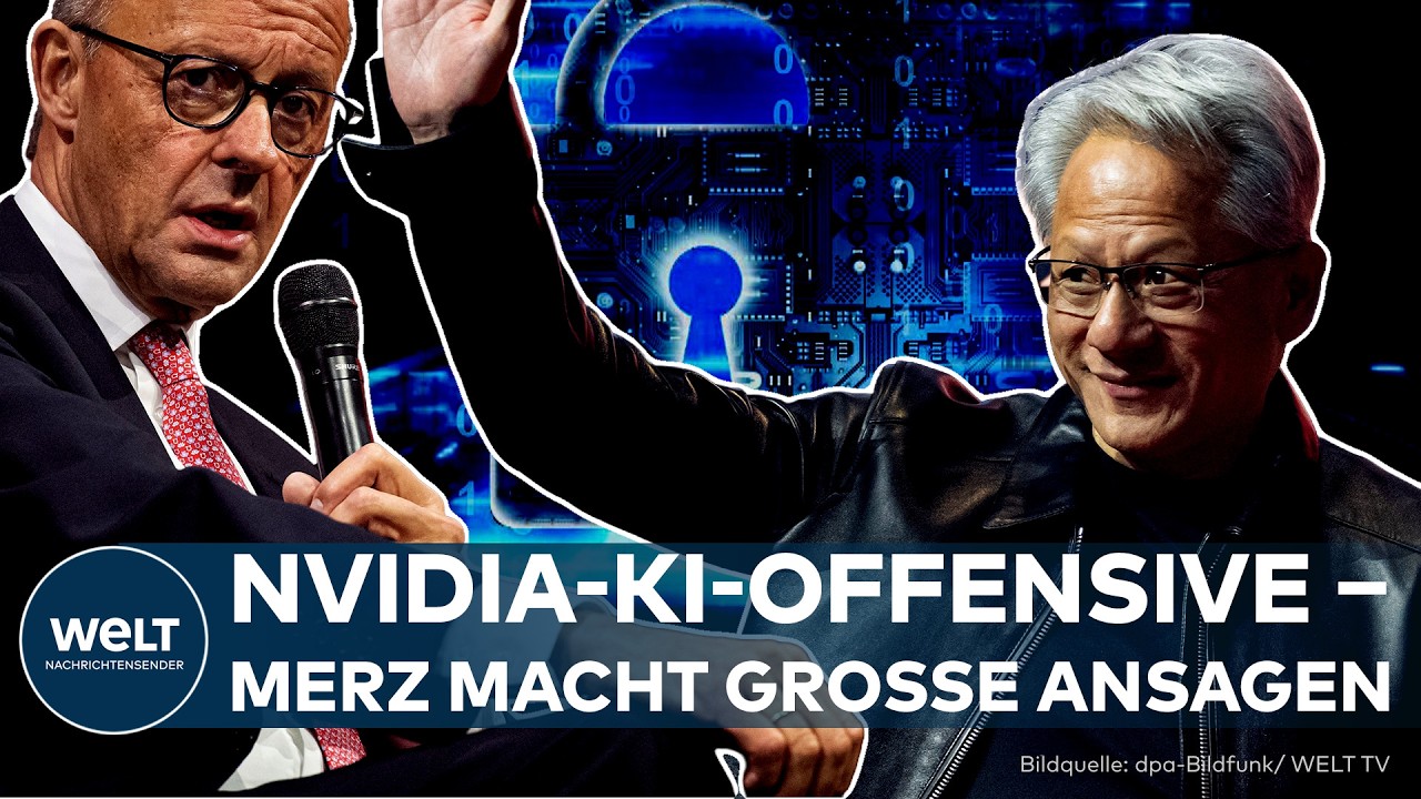 NVIDIA: KI-Offensive für Deutschlands Industrie – Merz macht große Ansagen beim Investorengipfel!