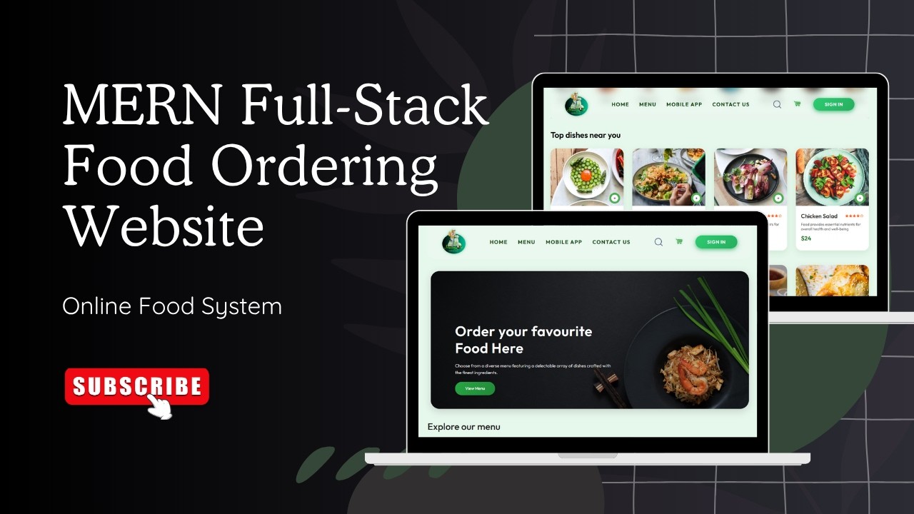 MERN Full-Stack Food Delivery Website