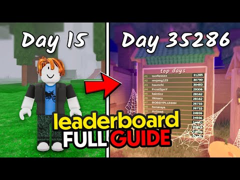 How to get on LEADERBOARD in 99 nights in the forest (FULL GUIDE)