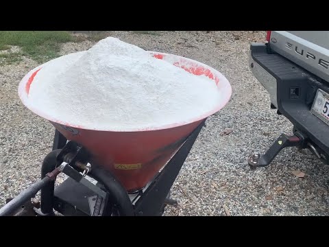 Can You Spread Pulverized Lime With A Spin Spreader?