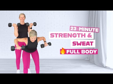 Build Unstoppable Strength at 40+ | 23-Minute Full Body Dumbbell Workout for Women