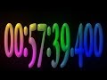 Countdown CLOCK 1 HOUR V 80 TIMER With Sound Effect REAL