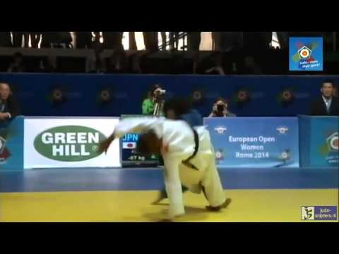 Judo 2014 European Open Women Rome: Silva (BRA) - Deguchi (JPN) [-57kg] final