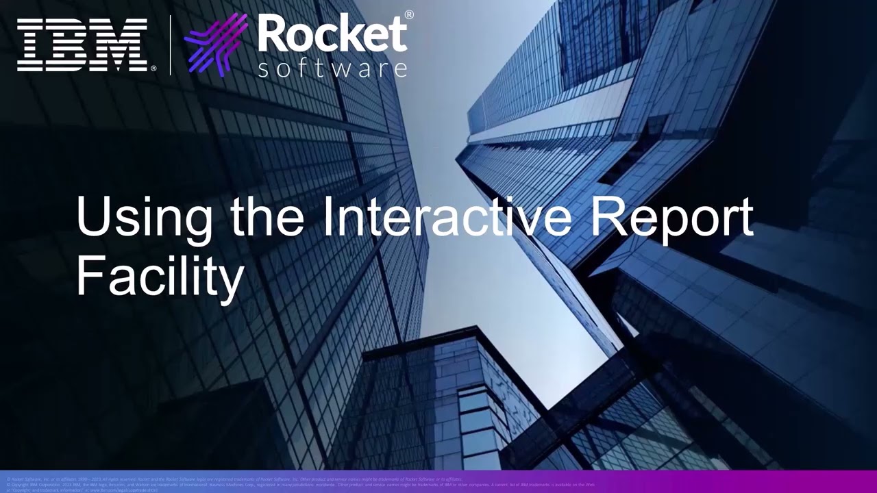 OMEGAMON for Db2 Performance Expert Introduction to Batch Reporting Video